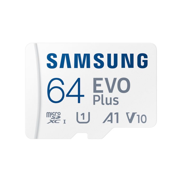 SamsungEVO Plus microSD Card 64GB Micro SD-kaart Wit