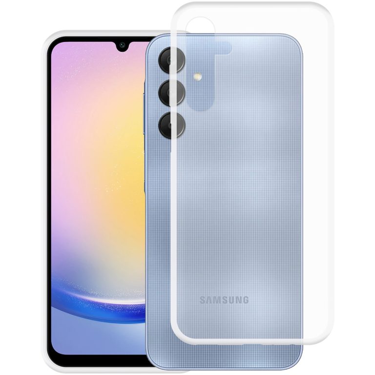 Just in CaseSoft TPU Case voor Samsung A25 Telefoonhoesje Transparant