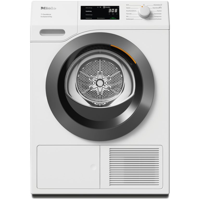MieleTEC 655 WP Excellence EcoSpeed & Wash2Dry Warmtepompdroger Wit