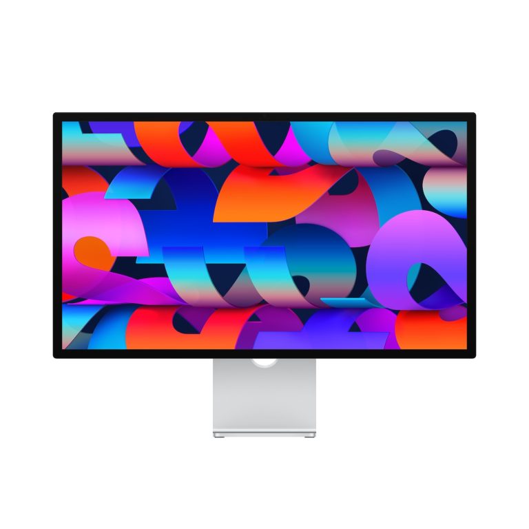 AppleStudio Display – Standaardglas – Kantelbaar Monitor Zilver